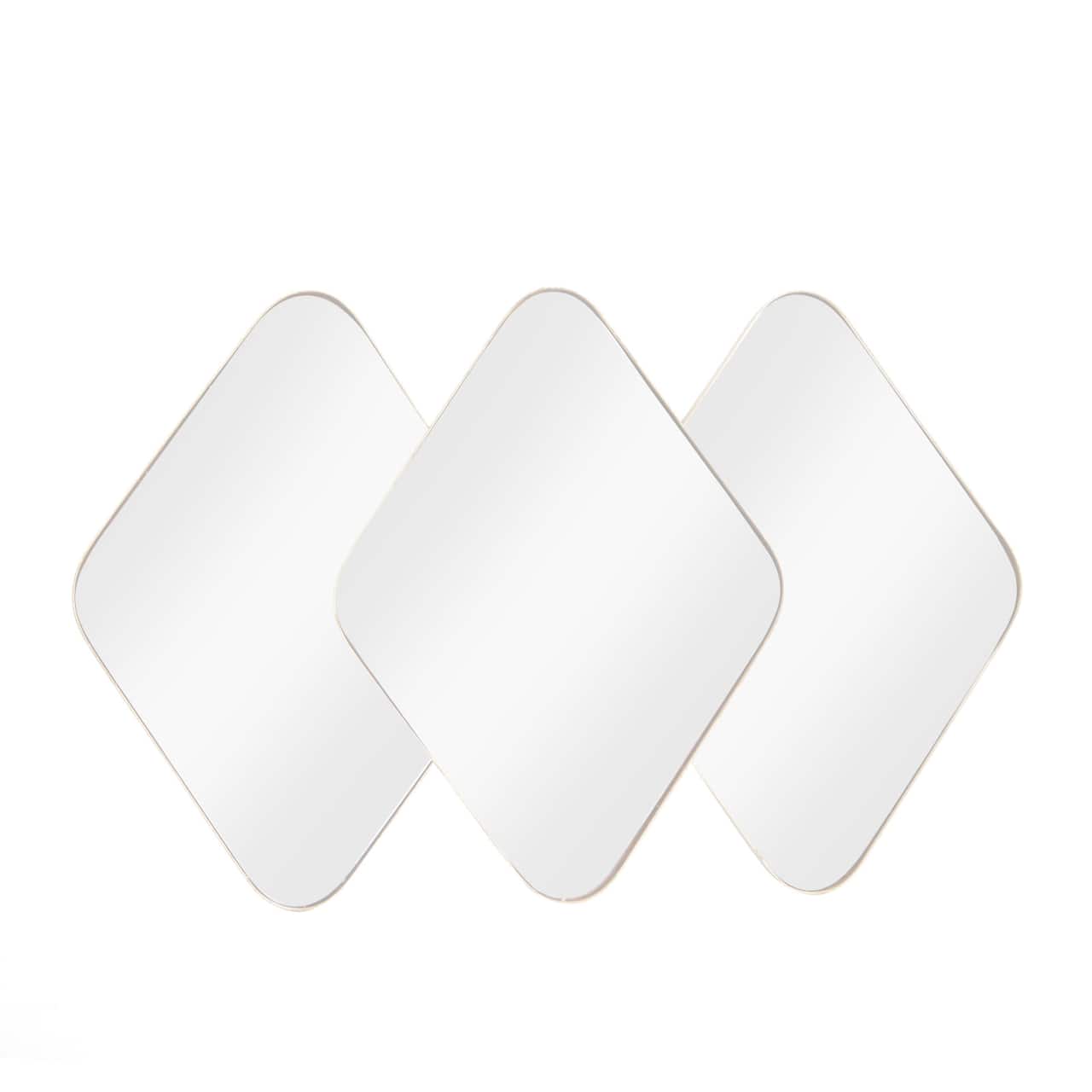 CosmoLiving by Cosmopolitan Gold Metal Contemporary Wall Mirror, 43" x 43" x 3"